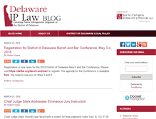 Tablet Screenshot of delawareiplaw.com